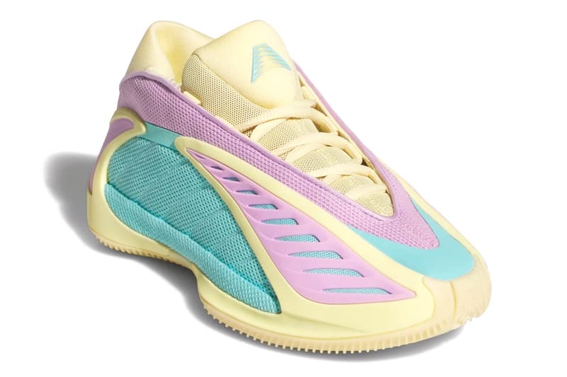 adidas Anthony Edwards 2 'Easter' Almost Yellow/Bliss Lilac-Flash Aqua JQ9505 ae2 low