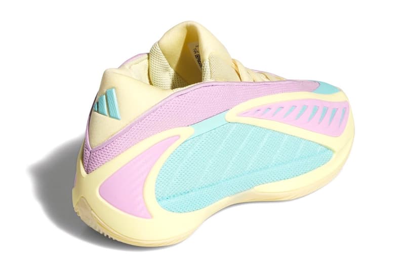 adidas Anthony Edwards 2 'Easter' Almost Yellow/Bliss Lilac-Flash Aqua JQ9505 ae2 low