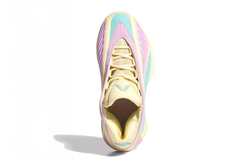 adidas Anthony Edwards 2 'Easter' Almost Yellow/Bliss Lilac-Flash Aqua JQ9505 ae2 low