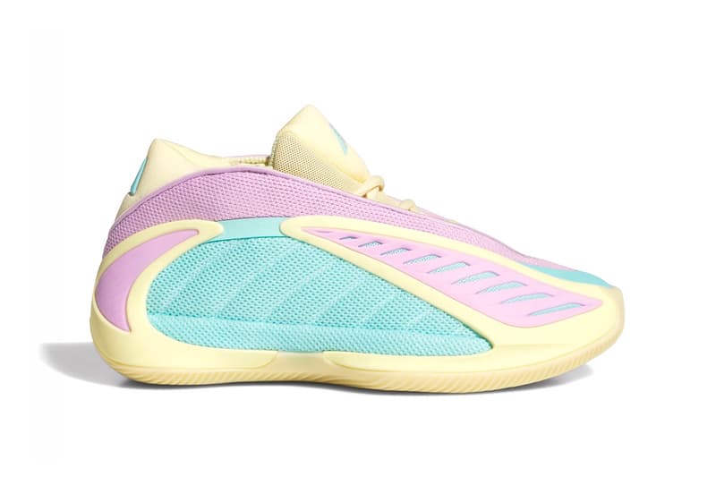 adidas Anthony Edwards 2 'Easter' Almost Yellow/Bliss Lilac-Flash Aqua JQ9505 ae2 low