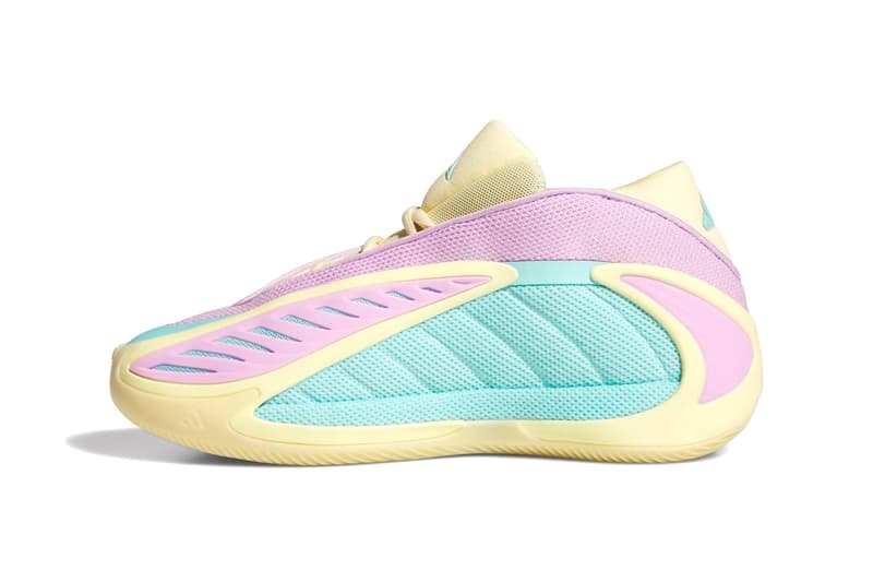adidas Anthony Edwards 2 'Easter' Almost Yellow/Bliss Lilac-Flash Aqua JQ9505 ae2 low