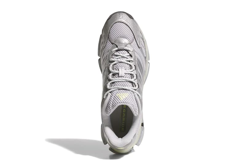 adidas Brings Futuristic Flair With the Megaride AG 'Silver Metallic' KJ3001 core black sneaker shoe