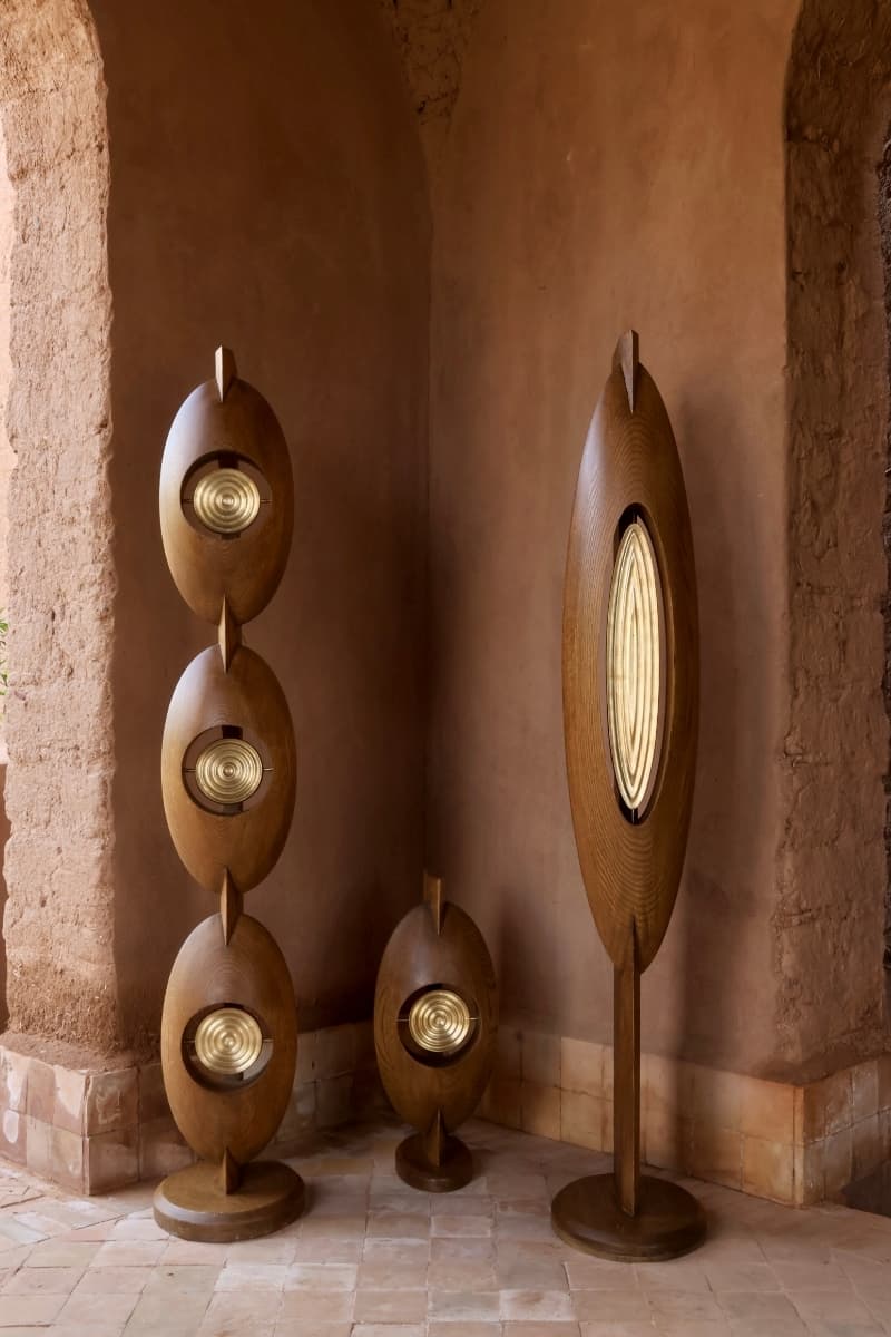 Informations sur la collection de lampes Gèlèdé de Salù Iwadi Studio