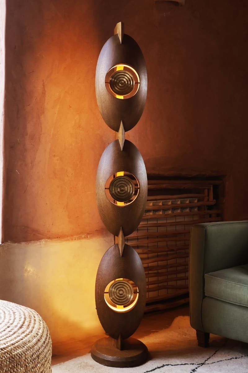 Informations sur la collection de lampes Gèlèdé de Salù Iwadi Studio