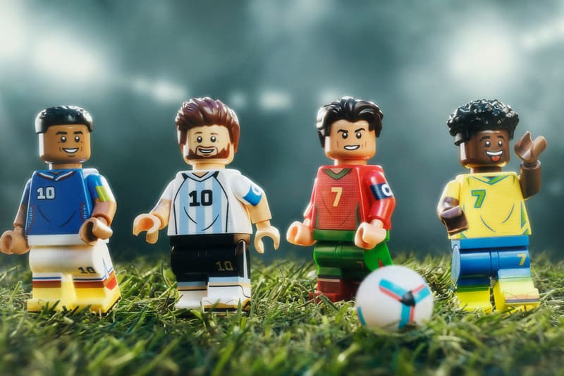 Cristiano Ronaldo, Kylian Mbappé, Lionel Messi et Vini Jr. immortalisés dans la nouvelle collection 'LEGO Editions' 2026 coupe du monde fifa portugal brésil argentine france légendes du football