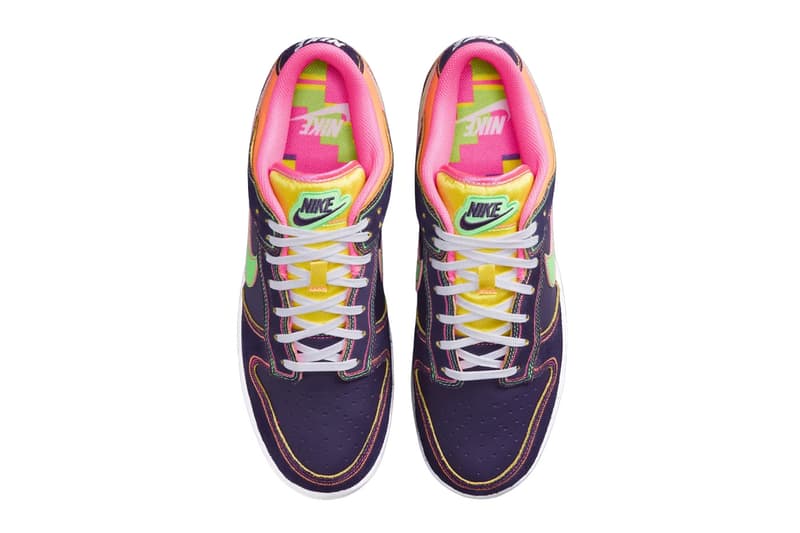 Images officielles des Nike Dunk Low Dynasty Purple/Garden Purple-Netherlands Orange IR1526-500