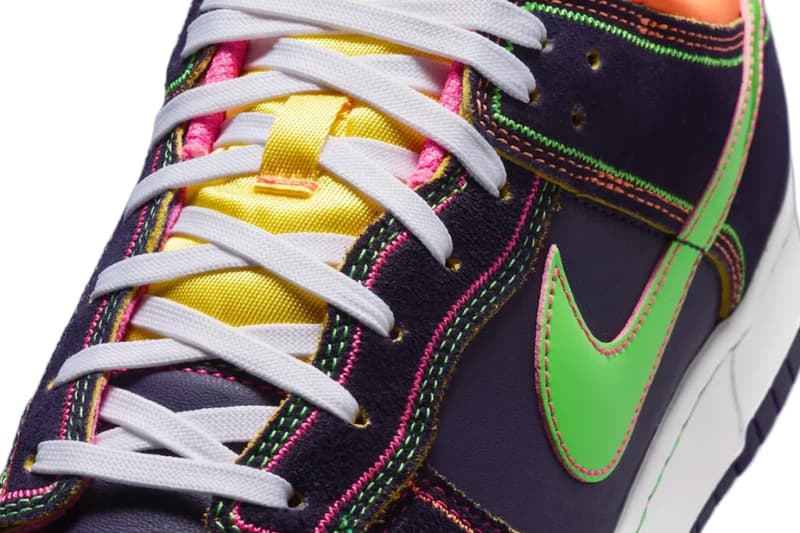 Images officielles des Nike Dunk Low Dynasty Purple/Garden Purple-Netherlands Orange IR1526-500