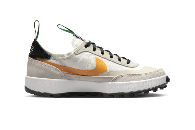 Chaussure de sport au design moderne, marque en évidence.