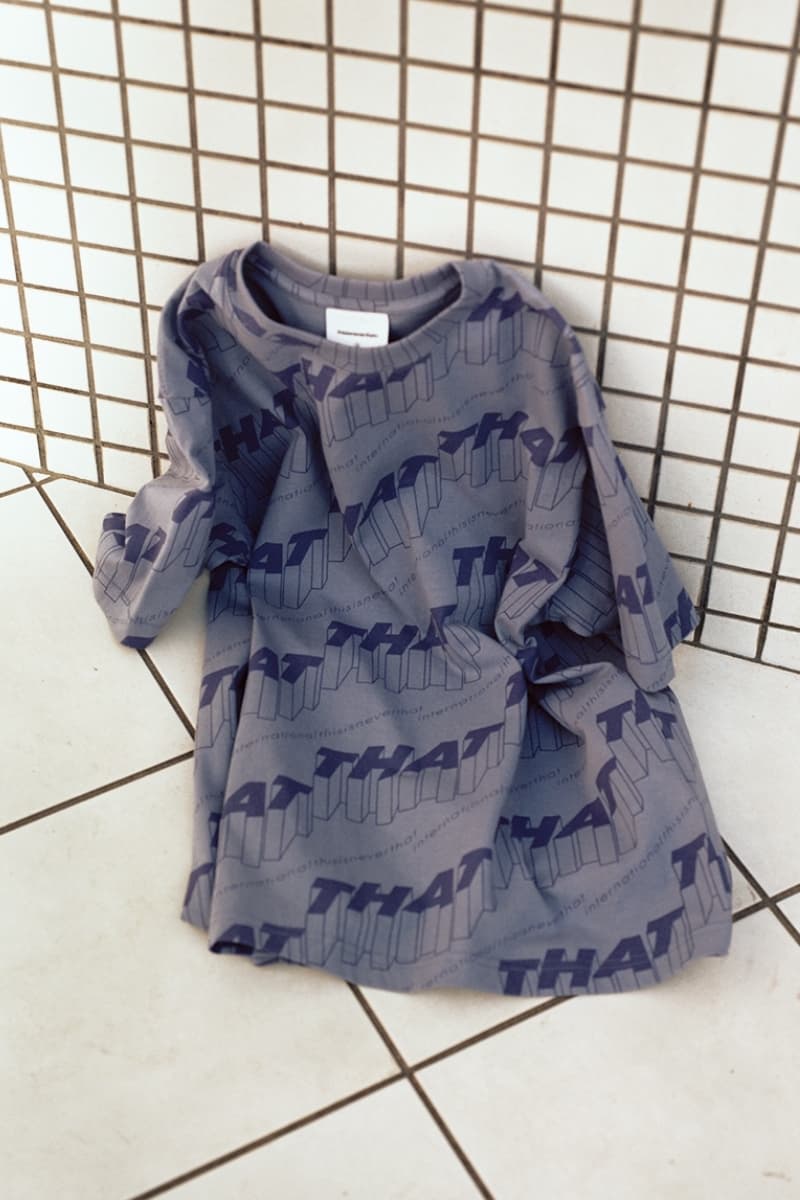 Informations sur le lookbook de la collection été 2026 'Mowgli' de thisisneverthat