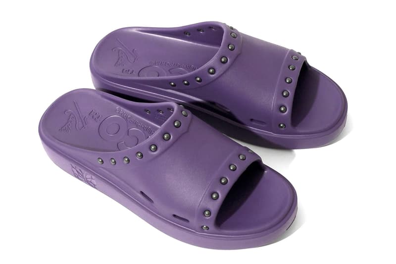 Informations sur la sortie de la collaboration NEEDLES x PPACO Lux-2 Sliders Needles Edition Studs