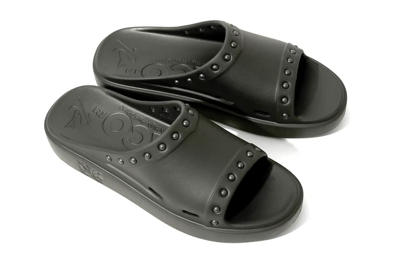 Informations sur la sortie de la collaboration NEEDLES x PPACO Lux-2 Sliders Needles Edition Studs