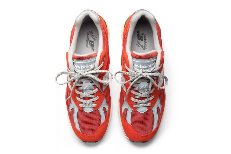 New Balance 991v2 'Grenadine' U991VO2 Release Info Grenadine/Fire Whirl april 16