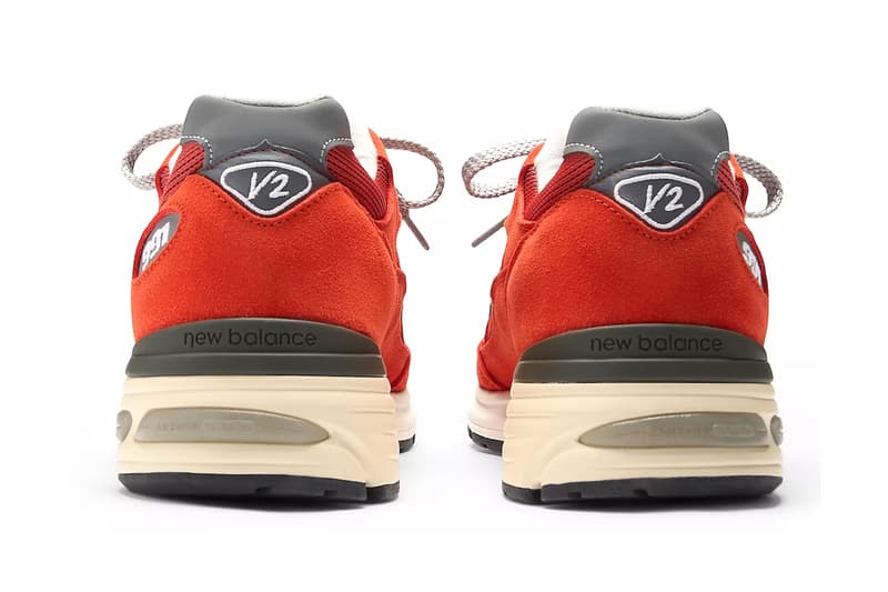 New Balance 991v2 'Grenadine' U991VO2 Release Info Grenadine/Fire Whirl april 16
