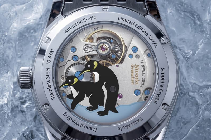 Informations sur la sortie de la Nivada Grenchen Antarctic Erotic 38mm