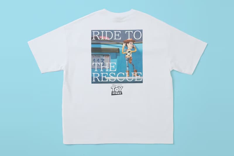 T-shirt blanc avec motif Toy Story et texte Ride to the Rescue
