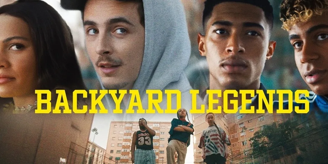 Affiche du film Backyard Legends avec quatre personnages principaux.