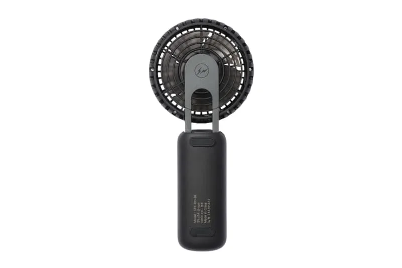 Petit ventilateur portable avec poignée noire