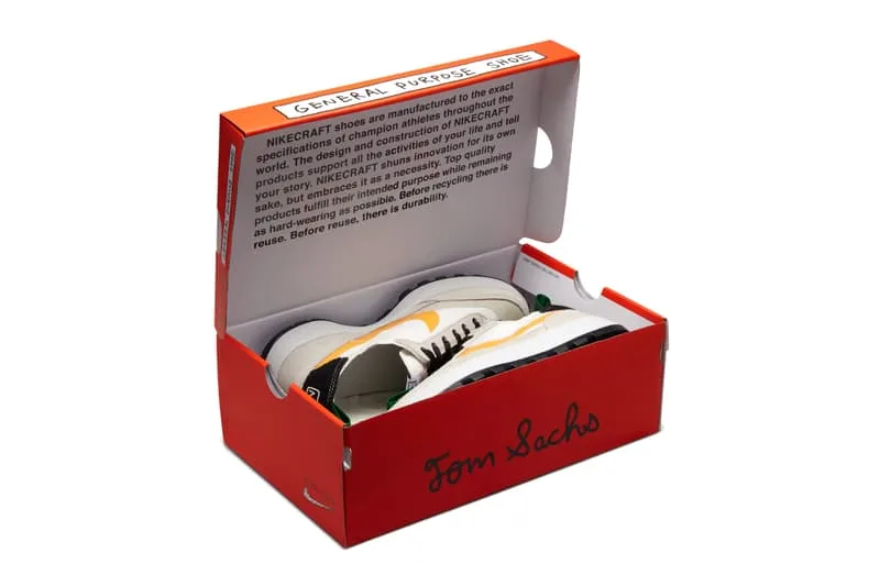 Informations sur la sortie de la NikeCraft General Purpose Shoe Bricolage DA6672-100 de Tom Sachs