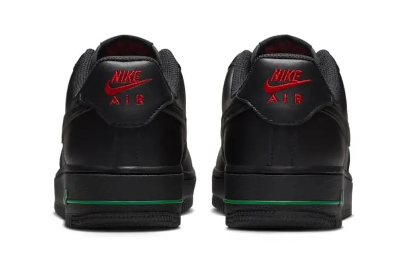 Informations sur la sortie des Nike Air Force 1 Low SE 'Rose Black' Noir/Sport Red-Pine Green-Black