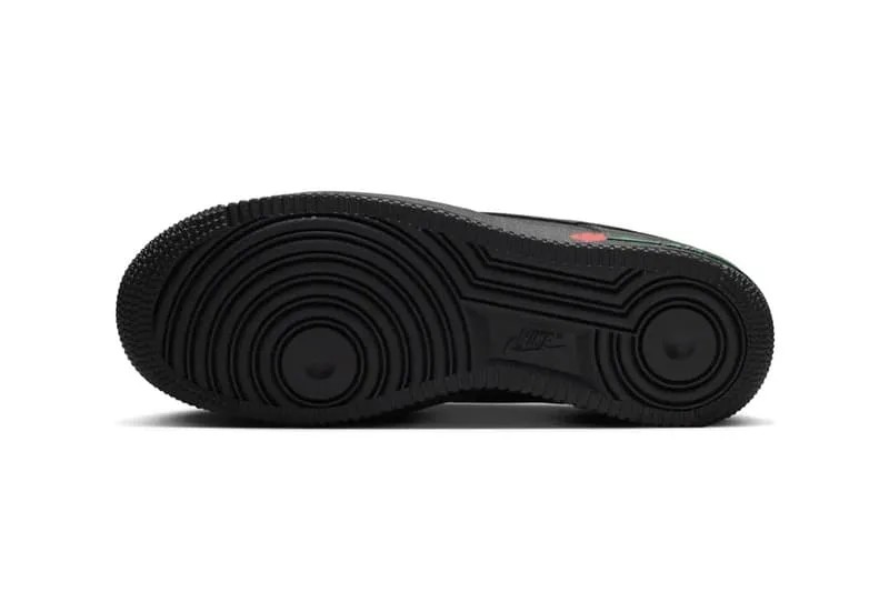 Informations sur la sortie des Nike Air Force 1 Low SE 'Rose Black' Noir/Sport Red-Pine Green-Black