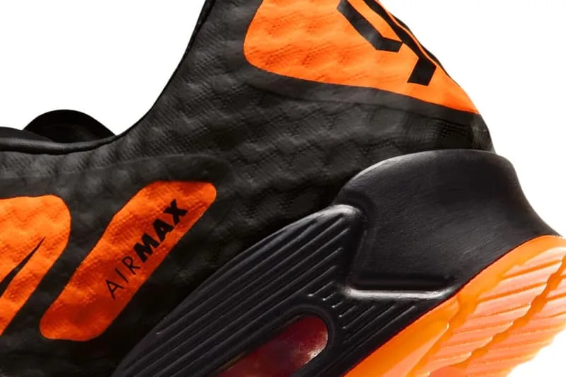 Informations sur la sortie des Nike Air Max 90 'Hypervenom' IR1978-844 Bright Citrus/Total Orange-Black
