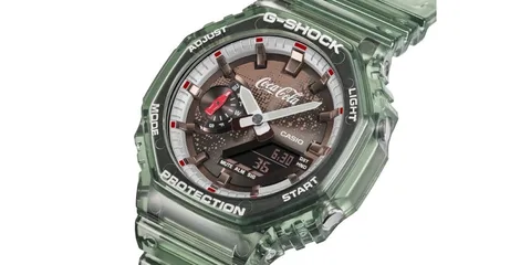Montre Casio G-Shock transparente Coca-Cola.