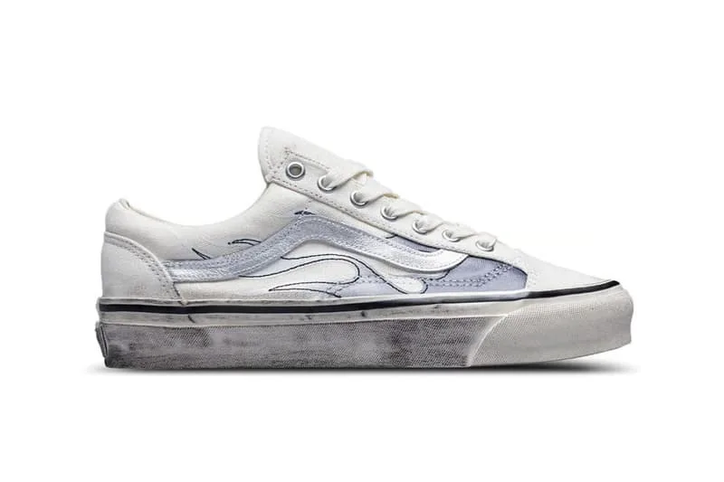 Informations sur la sortie du pack Vans Old Skool LX “Archive Flame” Vert/Violet-Gris VN000D9RGRK VN000D9RCJK Noir/Orange-Rouge VN000D9RCCZ Blanc/Gris-Noir